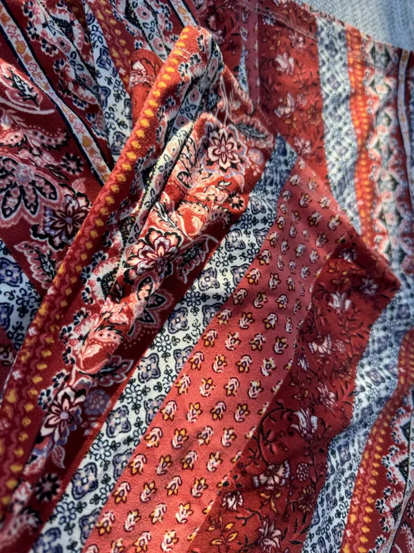 Beautiful Pattern Hippie Pants 😉 Red Size M - Image 2