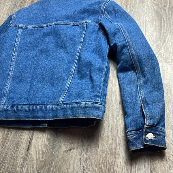 PacSun Sherpa Lined Jean Jacket Size XS - Image 12