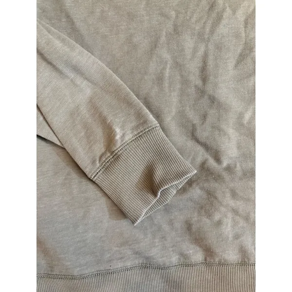 Z Supply V Neck Weekender Pullover Small Sage Green Oversized Side Slit Top - Image 6