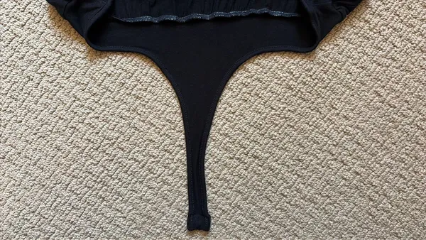 Pink Lily black tshirt bodysuit - Image 4