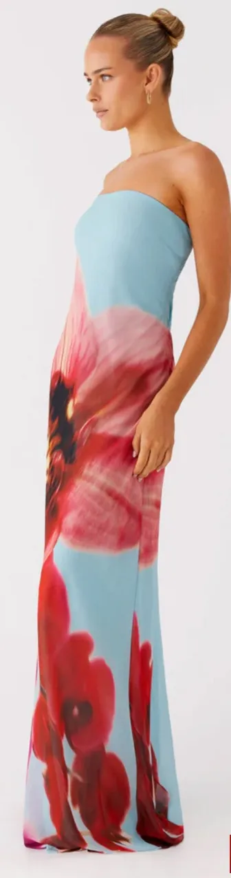 Peppermayo Amelle Maxi Dress in Turquoise Bloom - Image 4