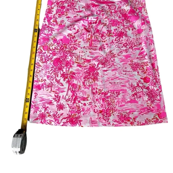 Lilly Pulitzer Newberri Tank Dress Peony Pink Seaside Scene Size Medium - Image 7