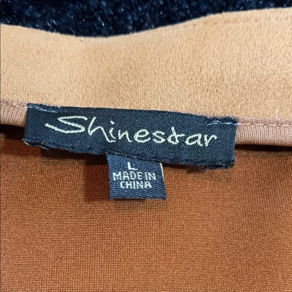Shinestar Tan Faux Suede Mini Skirt Camel Brown Vegan Suede High Waisted Bottom - Image 4