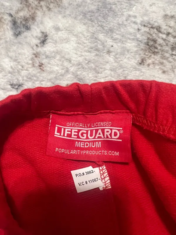 Lifeguard Shorts Red Size M - Image 5