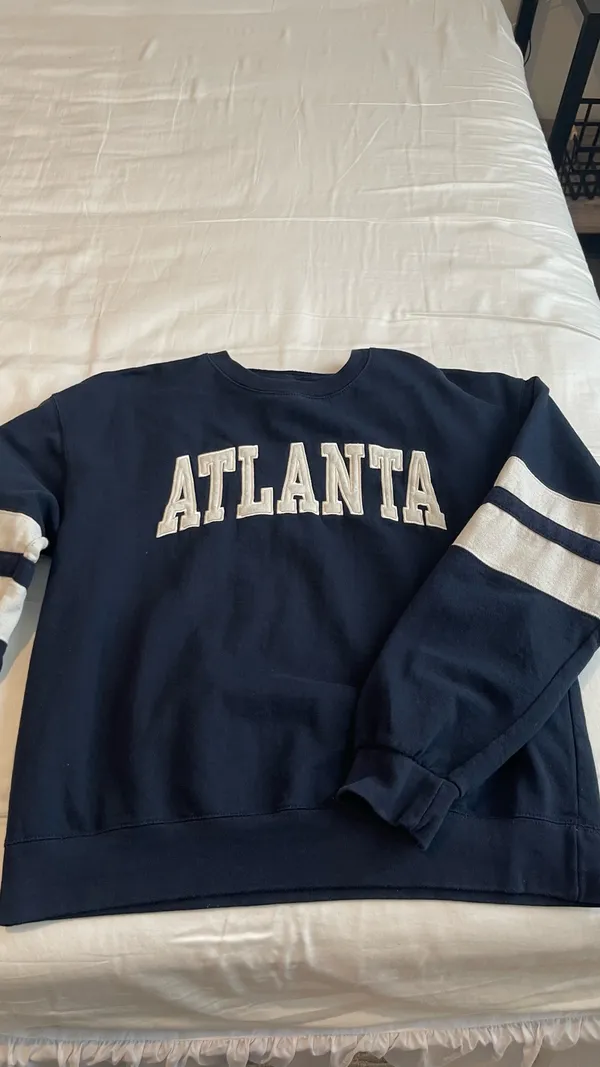 Oversized sweatshirt Blue Size XL - Image 3