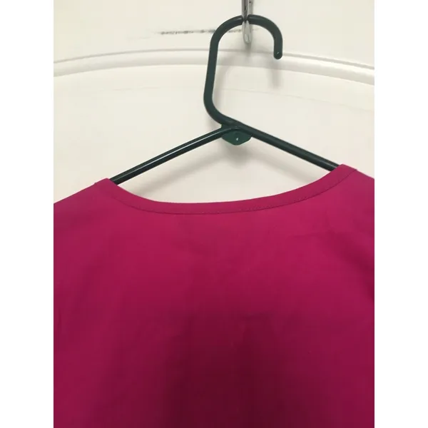 Simply Basic Women's Short Sleeve Scrub Uniform Top Nurse Medical Size XS Pink - Image 8