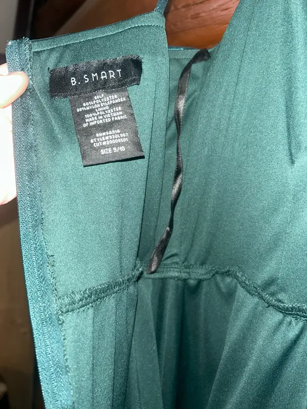 B-smart Emerald Metallic Green Formal Dress - Image 7