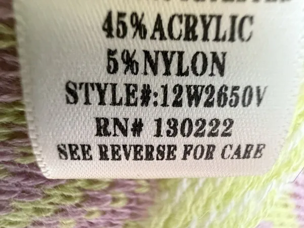 NEW Very J Open Front Cardigan Sweater SMALL Short Sleeve Striped Pastel Beige - Image 8