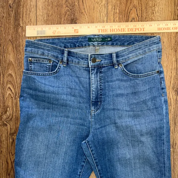 Lauren Ralph Lauren Straight Leg blue Jeans‎ Womens 12 capsule denim Minimalist - Image 3