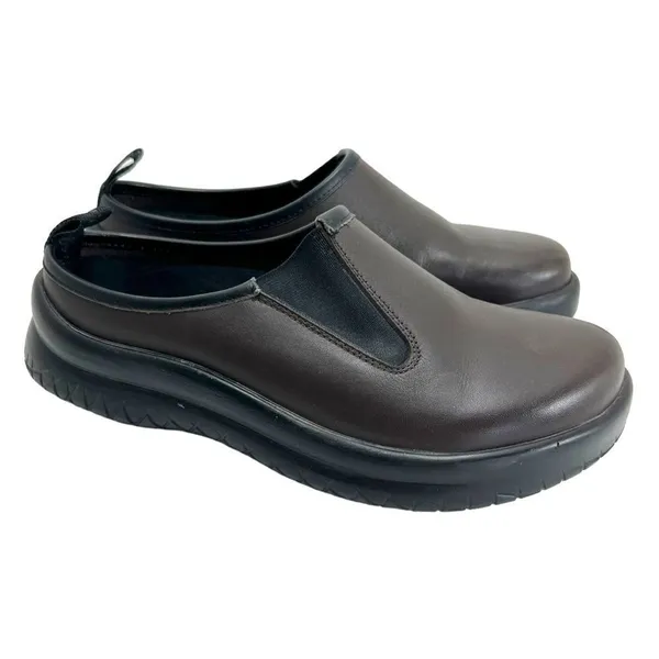 BIRKENSTOCK Tatami Brown Leather Clog Mule - Image 2