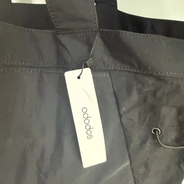 ODODOS 18L Side Cinch Tote Bag Black Lightweight Gym Travel Beach Shopper NWT - Image 3
