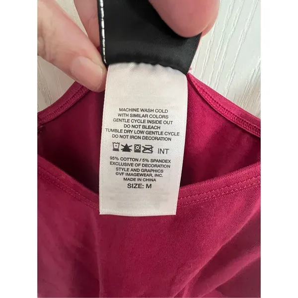 Harley Davidson Maroon Camisole With Embroidered Logo And Rhinestones - Image 7