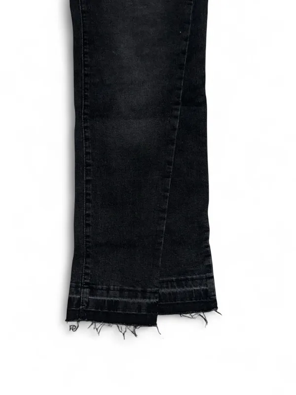 SheIn Black Maternity Skinny Jeans with Over-Belly Panel - Image 4