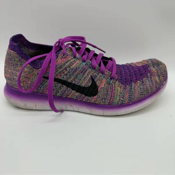 Nike Women's Multicolor Knit Sneakers size 8.5 - Image 3