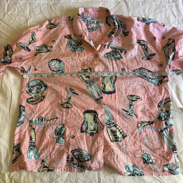 Vintage Esleep Boxers Light Pink Pajama Set Size Large - Image 7