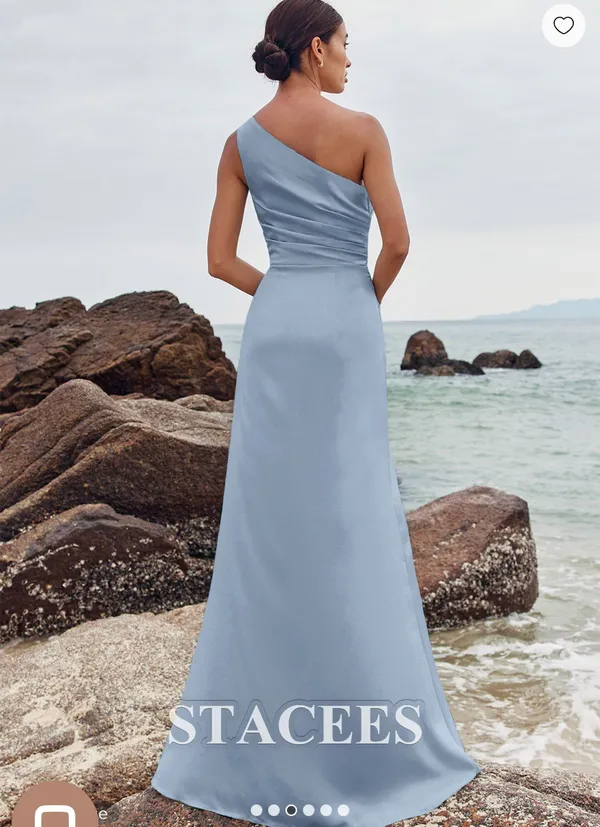 Sky Blue Formal Dress- Stacees - Image 2