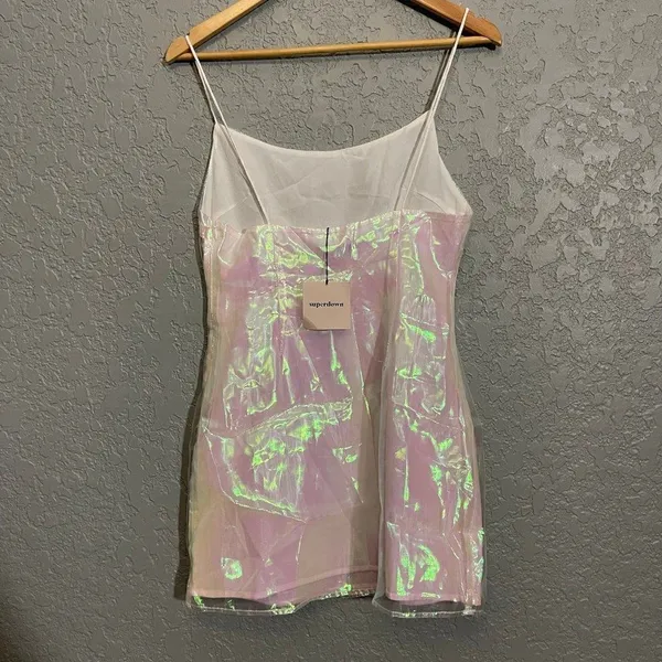 Superdown Rosalind Iridescent Mini Dress - Image 3