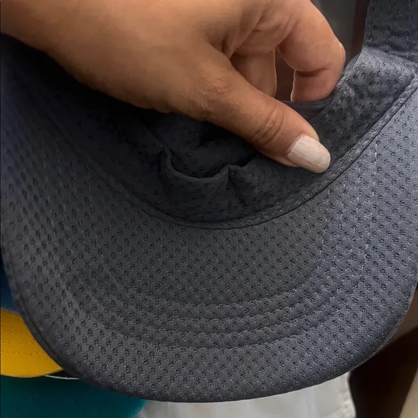 Panama Jack Dark Gray Signature Visor Cap Golf Tennis - Image 8