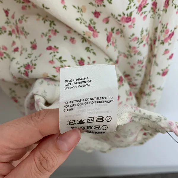 Reformation Corbin Floral Mini Dress Womens Size 8 - Image 13