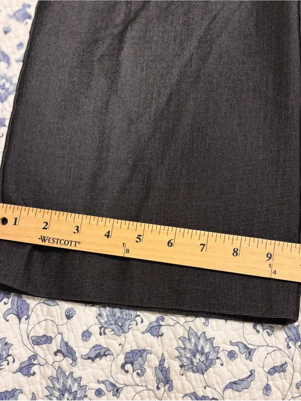 Worthington Petites women’s 10P charcoal Gray Wide Leg Trousers Dress Pants - Image 8