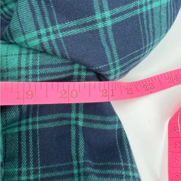 Chicwish Green Tartan Dolly Dress Coat plaid green blue‎ sz M - Image 6
