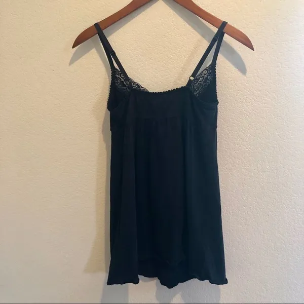 Susina Lacey black tank top M - Image 2