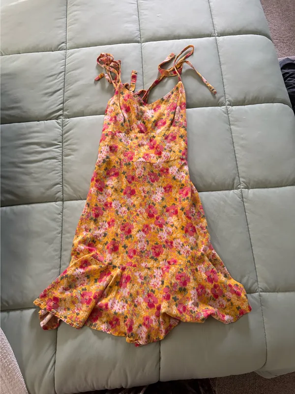 Wild Fable Sundress Floral Yellow Summer - Image 2