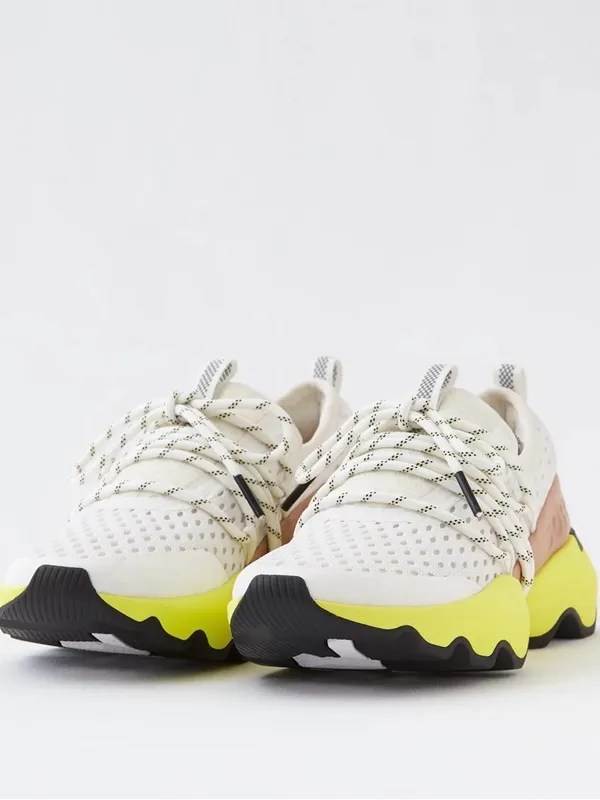 Sorel Kinetic Impact Lace Sneakers Sea Salt Yellow streetwear chunky activewear - Image 2
