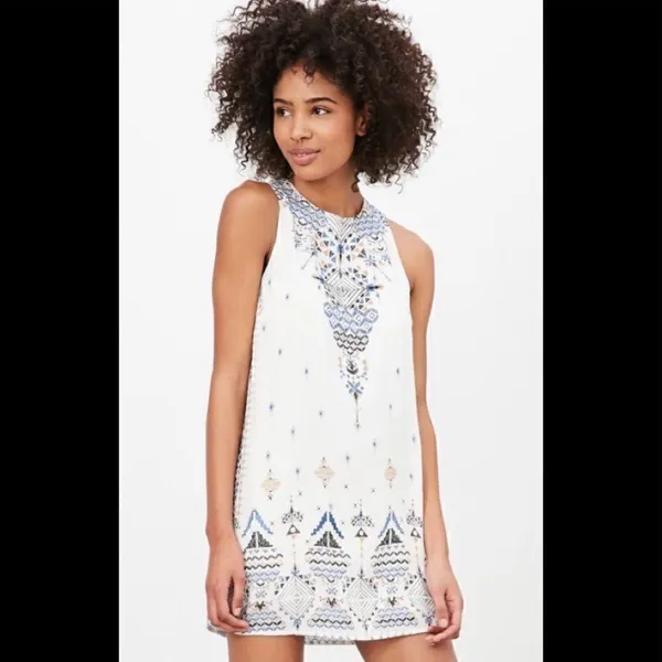 Runs small. Urban Outfitters White dress. NWOT - Image 3