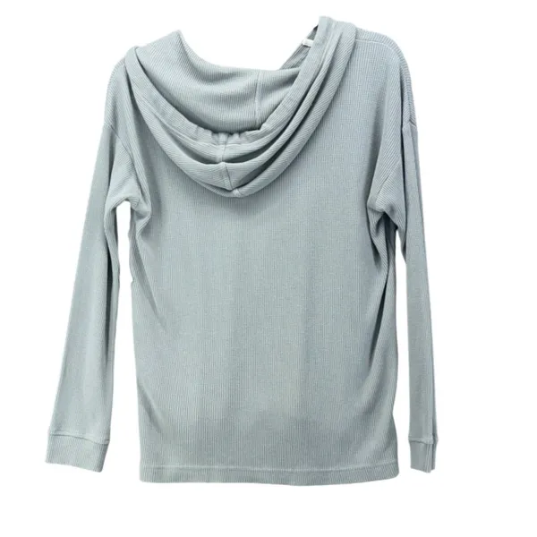 Free Fly Womens Hoodie Medium Fitted Waffle Knit Bamboo Outdoor Adventure Fun - Image 2