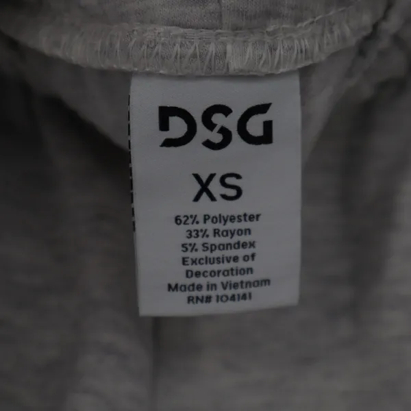 DSG Womens So Soft Cinch Pant Light Heather Grey Jogger Sweatpants XS - Image 3