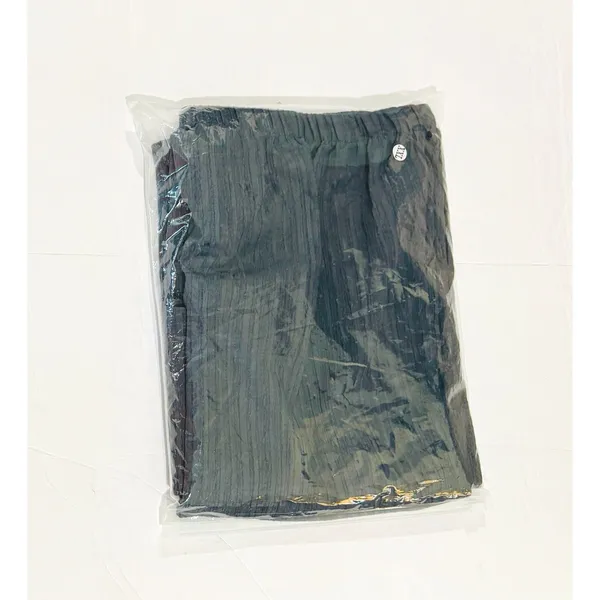 Women's Crinkle Wide Leg Slacks XXL Lightweight Summer Charcoal Gray NEW‎ - Image 9