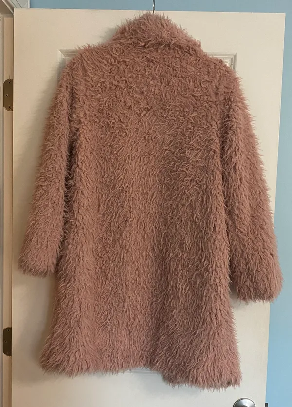 Wild Fable Dusty Rose Teddy Coat - Image 7