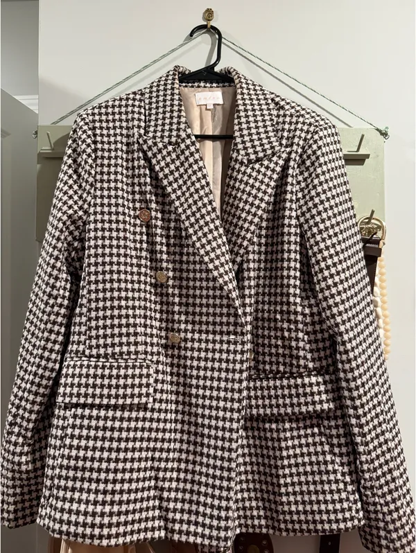 Entro Houndstooth Blazer - Image 4