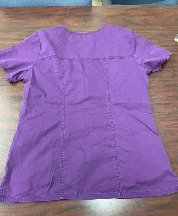 Cherokee Plum Premium Core Stretch Scrub Top - Image 2