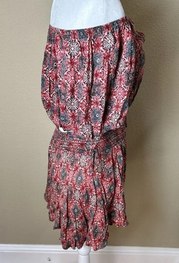 FREE PEOPLE Two Piece Crop Top Mini Skirt Set Size Small - Image 6
