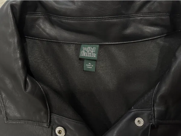 Leather Button-Up  - Image 3