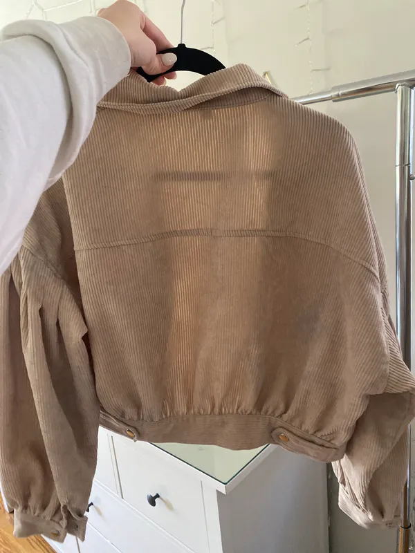 Corduroy Jacket Tan Size M - Image 3