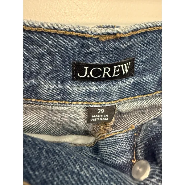 J. Crew Low-rise Frayed Denim Shorts Size 29‎ - Image 4