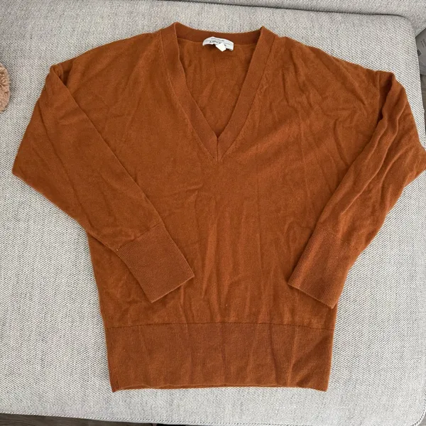 &Other Stories Light Brown 100% Cashmere Sweater Size XS - Image 3