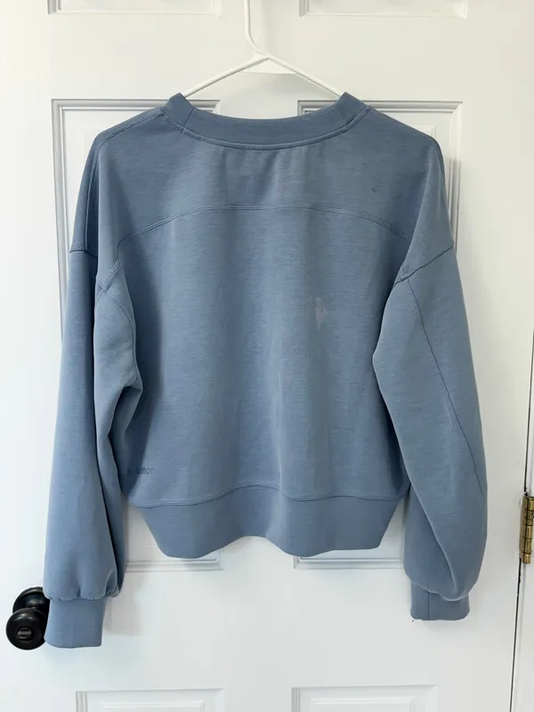 Lululemon softstreme blue crewneck sweatshirt 4 - Image 6