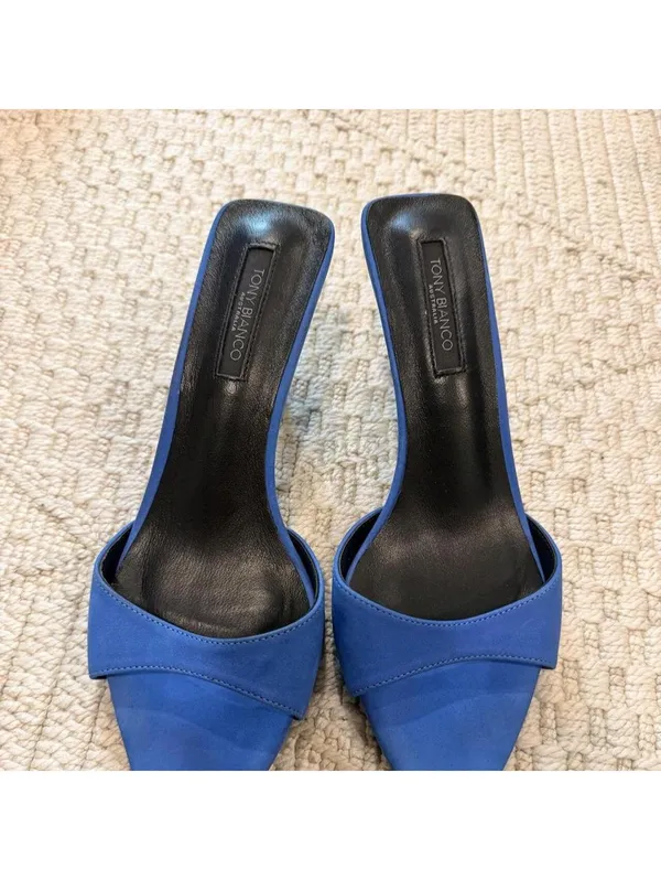 Tony Bianco Hallie Sandal in Lapis Nubuck - Image 4