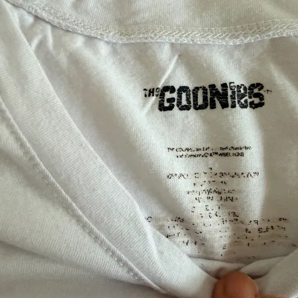 The Goonies White Graphic Tee - Short Sleeve - Image 4
