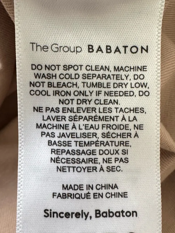 Aritzia The Group Babaton Sleeveless high Neck Bodysuit in Taupe, size XS casual - Image 14