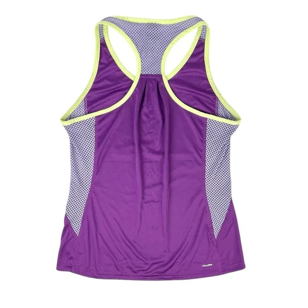 Adidas Climalite Purple Mesh Workout‎ Tank Top Size Small - Image 2