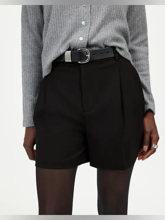 Madewell Easy Pleated Trouser Shorts Size 2 - Image 4