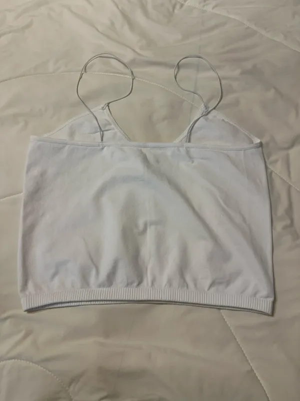Intimately by Free People White Brami Seamless Cami - NWOT - Size M/L - Image 5