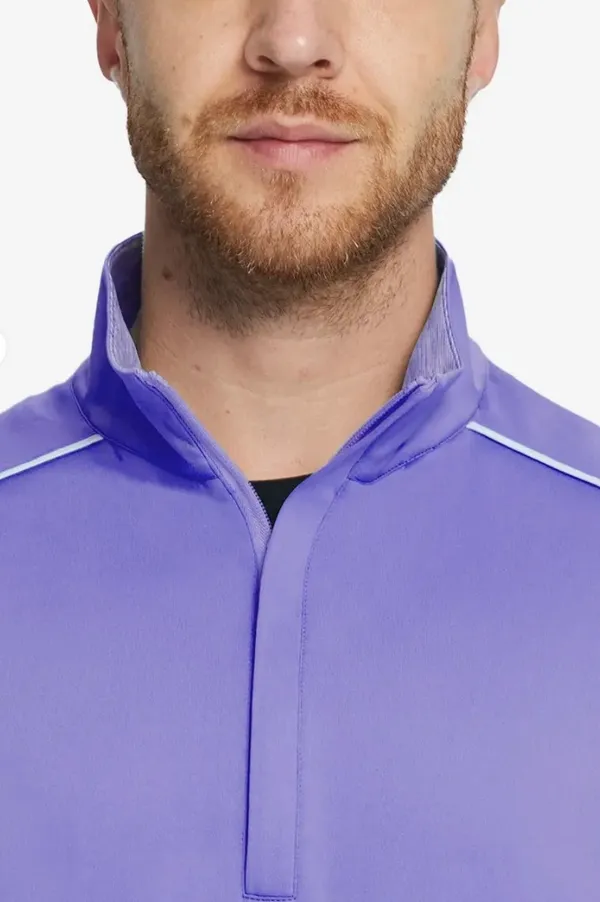 Michel Rouen Stay stylish on the course with this sleek purple golf vest. Perfect for layering, it offers comfort and flexibility for every swing. - Image 3