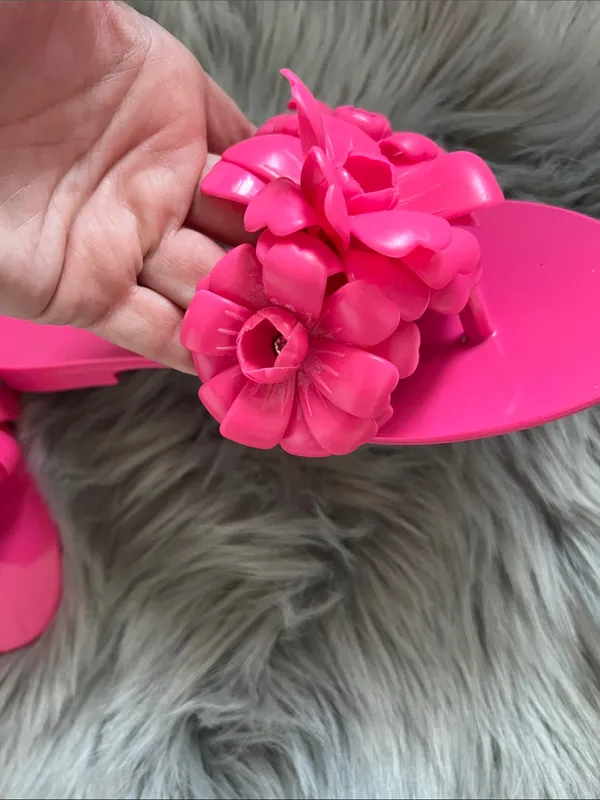 NWOT Kate Spade Jaylee Slide Sandals Hot Pink sz 6 - Image 6