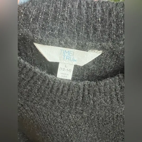 Black sparkle sweater Size L - Image 3